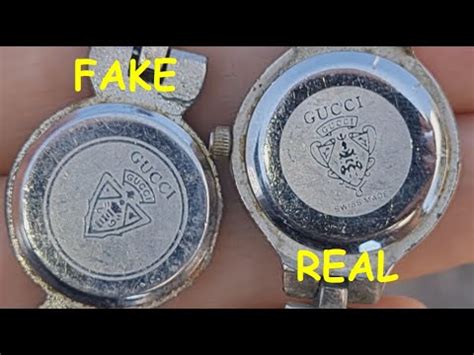 gucci watch fake or real|how to authenticate gucci watch.